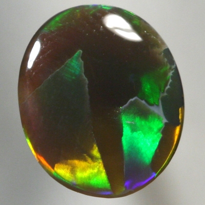 SOLID BLACK OPAL Bright and clean rolling flashes in a Flagstone Harlequin pattern. SEE VIDEO
